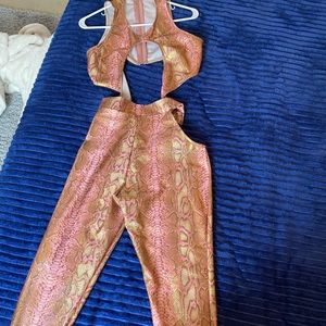 Pink scale sexy one piece 💝